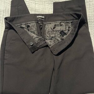 Express columnist ankle pant mid rise